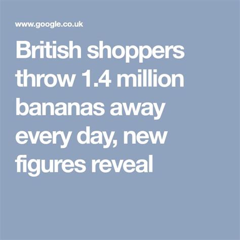 British Families Are Throwing Away 14 Million Bananas Every Day