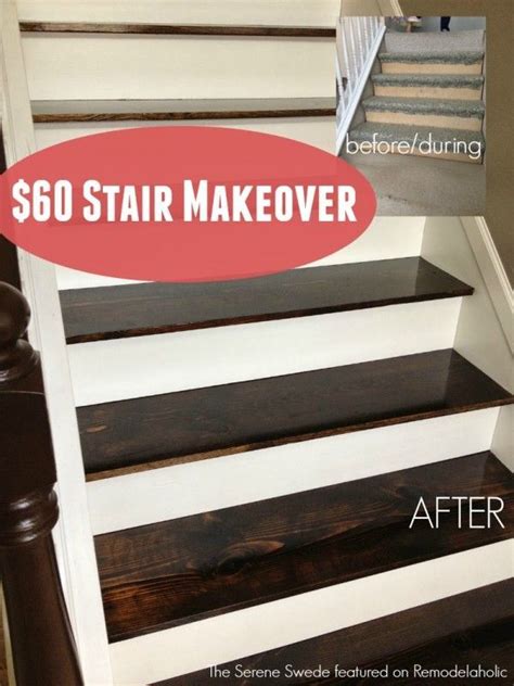 I want to build a work bench with shelving all the way to the back but need ideas of what i should do. $60 stair makeover (including replacing treads ...