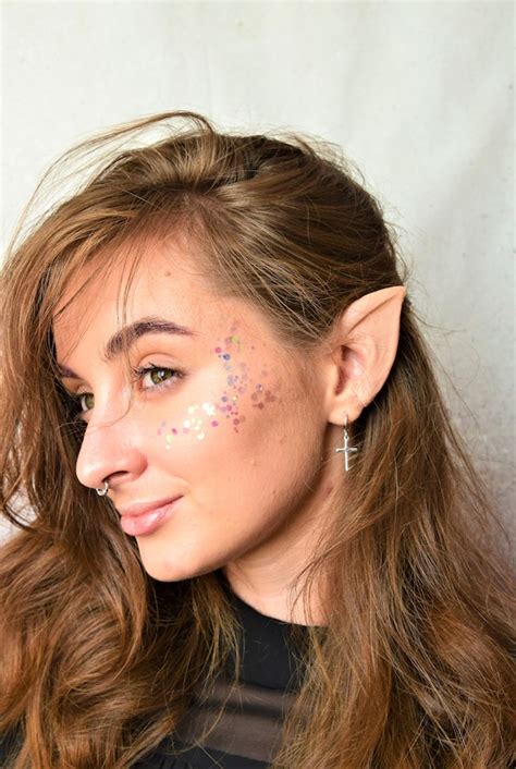 Long Elf Ears Latex Prosthetic Elf Ear Tips Fantasy Costume