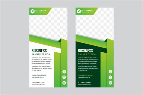 Vertical Banner Green Graphic By Noory Shopper Creative Fabrica