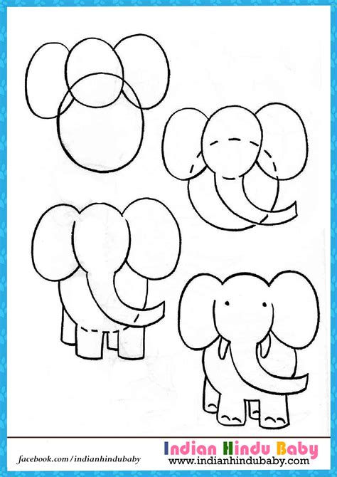Simple Drawing For Kids Using Shapes At Getdrawings Free Download