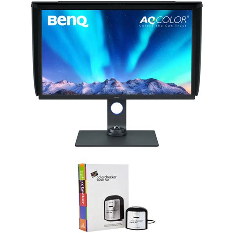 benq sw321c 32 4k hdr ips photo and video editing monitor with