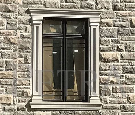 A Customized Window Surround Built To Last This Cast Stone Window