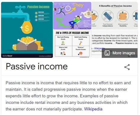 Passive Income Vs Active Income Home Make Money Online