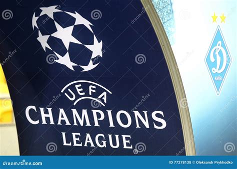 UEFA Champions League Game FC Dynamo Kyiv Vs Napoli Editorial Stock
