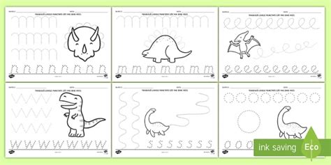 Elemente Grafice Pe Tema Dinozaurilor Fișe De Lucru