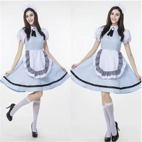 2017 Hot Sexy Halloween Maid Costumes Womens Sexy Party Suit Maids