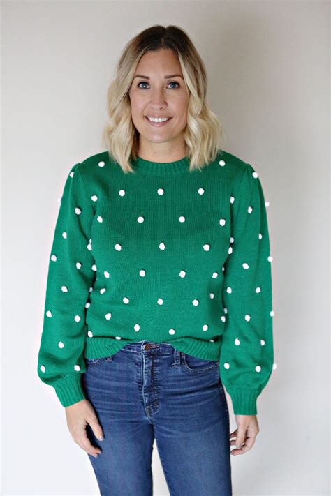 Pom Sweater Final Sale Medium In 2021 Kelly Green Sweater