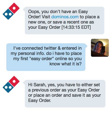 Domino’s Tweet To Order System Isn’t As Great As It Sounds Techcrunch
