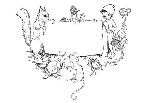 Coloriage cadre forêt img 27925