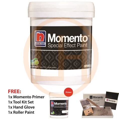 Nippon Paint Momento Special Effect Paint W Primer And Tool Kit