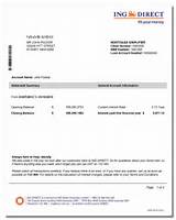 Pictures of Mortgage Statement