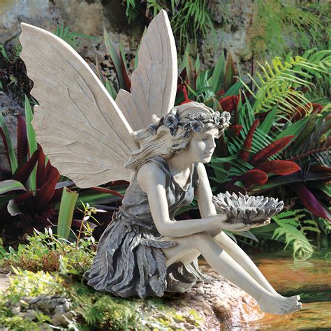 Design Toscano The Sunflower Fairy Statue And Reviews Wayfair