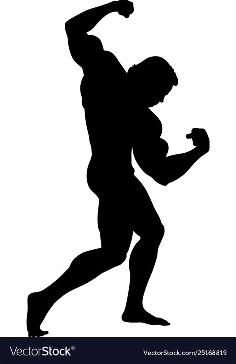 bodybuilding silhouette