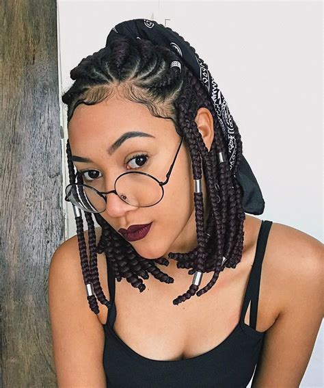 The hottest new hair trends of 2021 include crimping, blunt ends, and messy updos, according to top celebrity stylists. Pinterest Braids Hairstyles 2021 - 23 Big Box Braids ...