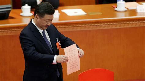 xi jinping the final tally of the vote that allows him to be china s president for life — quartz