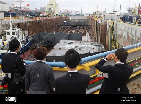 A Photo Shows The Kyokuyo Shipyard Where Kangeimaru A New Whaling