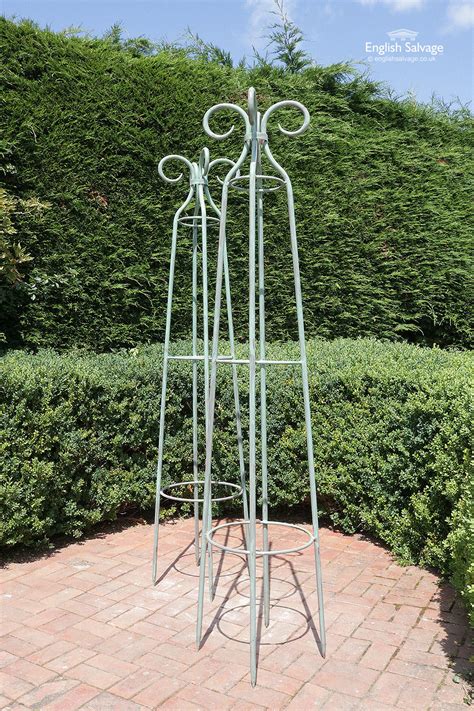 Great savings & free delivery / collection on many items. Weathered green sturdy iron garden obelisk