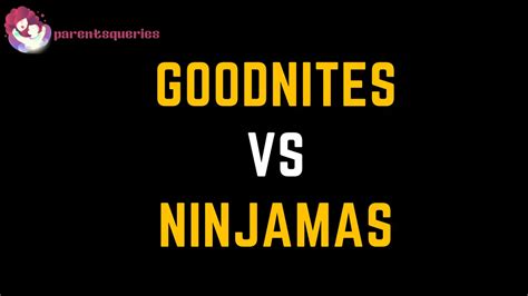 Goodnites Vs Ninjamas Which Is Best April 2024