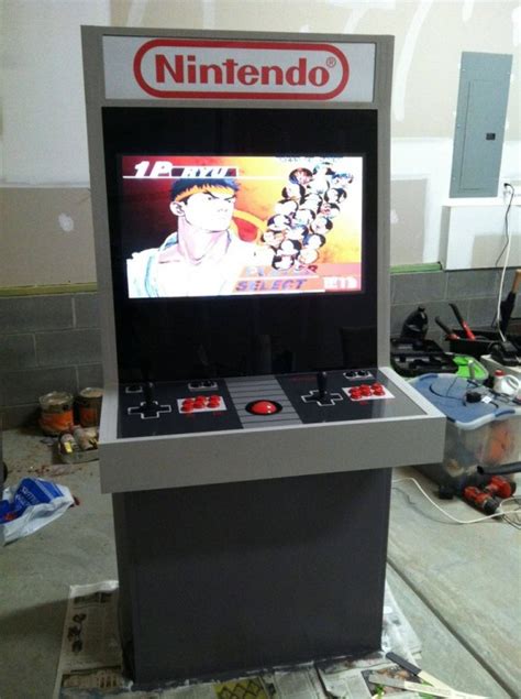 Nintendo Arcade Cabinet Stylischer Nes Arcade Automat Im Eigenbau