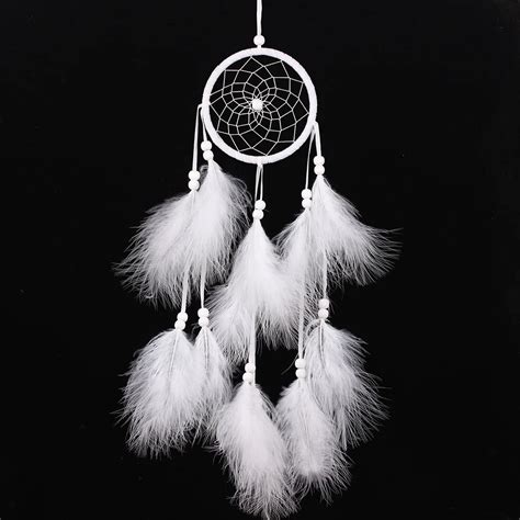 New India Dreamcatcher Wind Chimes 55cm Feather Casting Aluminum