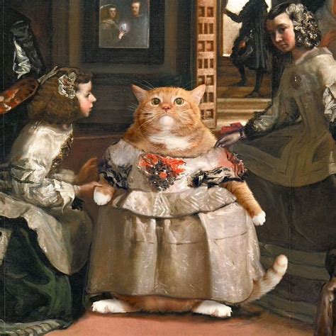 Funny Cat Painting Cat Art Paintings Famous