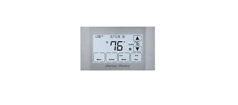 American Standard Manuals Thermostat Guide