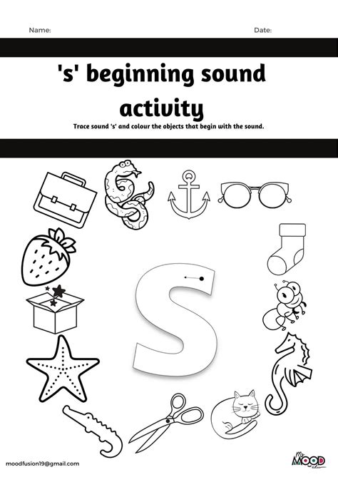 Sound S Worksheet In 2023 Color Worksheets For Preschool Phonics Color Worksheets