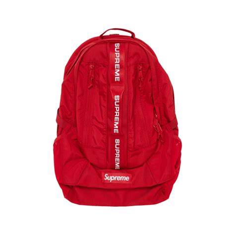 Supreme Backpack Fw22 Red Ubicaciondepersonascdmxgobmx