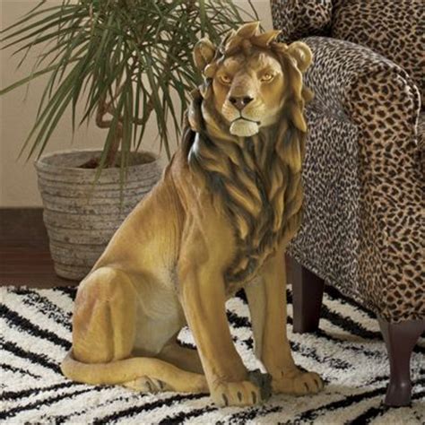 Search results for lion statues. Loyal Lion Statue from Seventh Avenue | DI716798