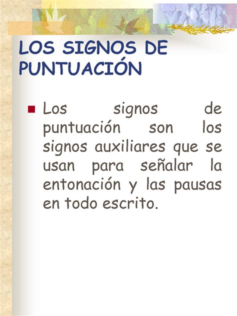 Solution Signos De Puntuacion En Español Curso Tecnicas De
