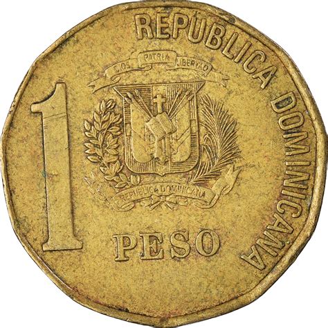 Coin Dominican Republic Peso 2002 North And Central American And