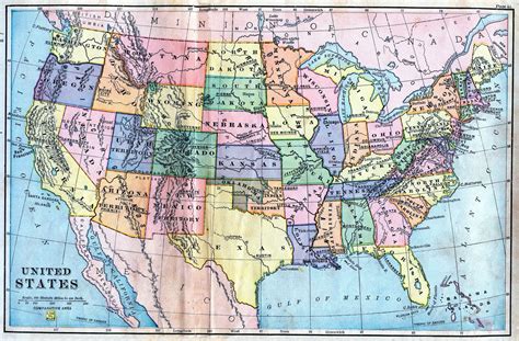 Us Map Usa Maps States Clip Art Image 28423