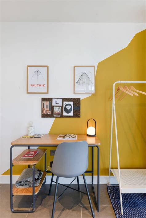 Eye Catching Efficiency Small Eclectic Home Offices With Colorful Panache