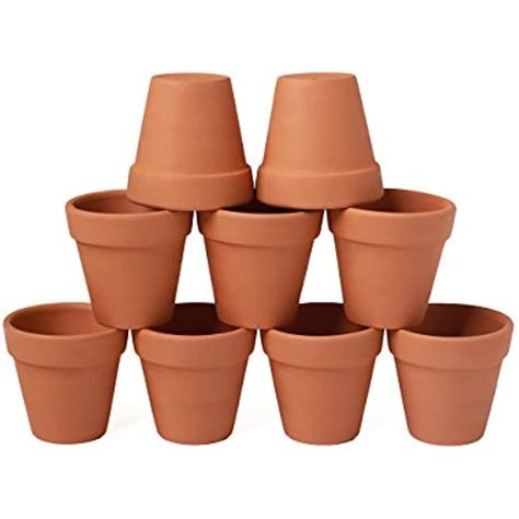 9 Pcs Mini Small Terracotta Pot Clay Pots 3and39and39 Ceramic Pottery