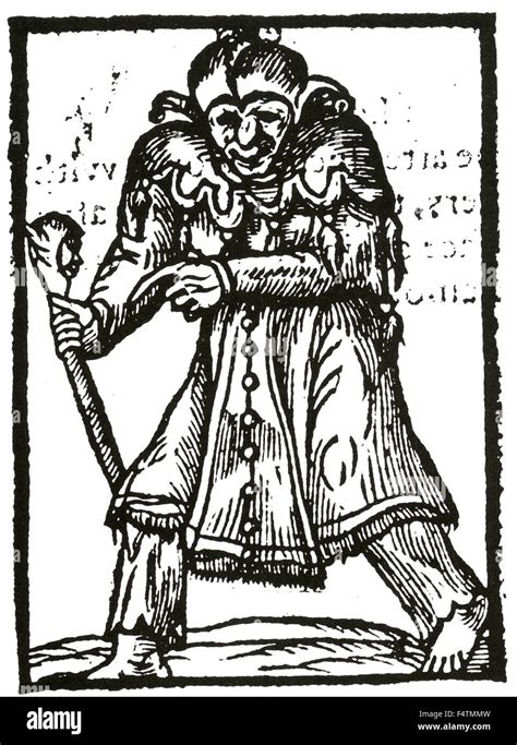 Witchcraft Woodcut Of A Witch From The 1593 Pamphlet A Most Wicked