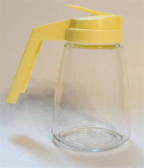 ⭐vintage Mcm Federal Housewares Glass Syrup Pitcher Dispenser Ebay