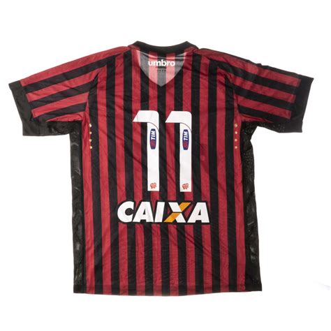 Camisa preta atletico pr 2000. Camisa Atlético (PR) autografada elenco - Hall da Fama