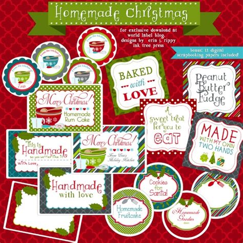 Printable Christmas Labels For Homemade Baking Worldlabel Blog