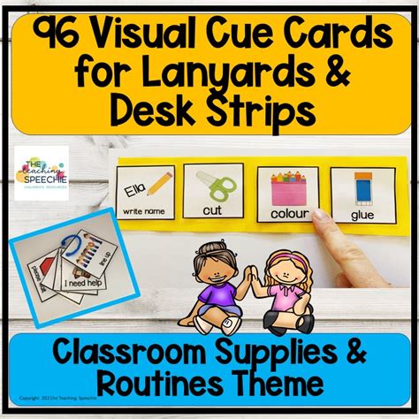 Core Visual Cue Cards For The Classroom
