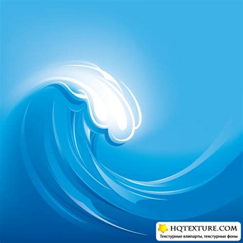 Sea Wave Stock Vectors Морская волна в векторе Векторные клипарты