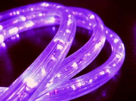 18ft Rope Lights Purple Led Rope Light Kit 10 Led Spacing