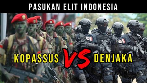 Pasukan Elit Indonesia Kopassus Vs Denjaka Youtube