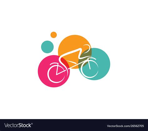 Bicycle Logo Royalty Free Vector Image Vectorstock