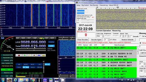 more 10 meter digital decode jt65 28076 khz shortwave youtube