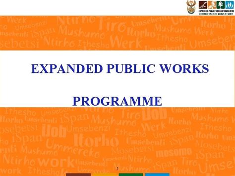Expanded Public Works Programme 5 Epwp Definition Nationwide