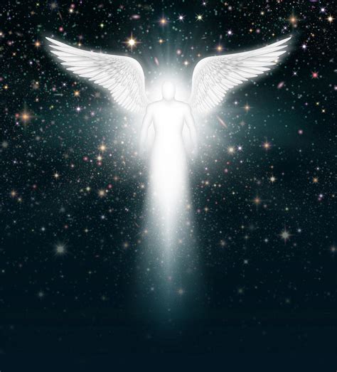 Angel In The Night Sky Digital Art By James Larkin
