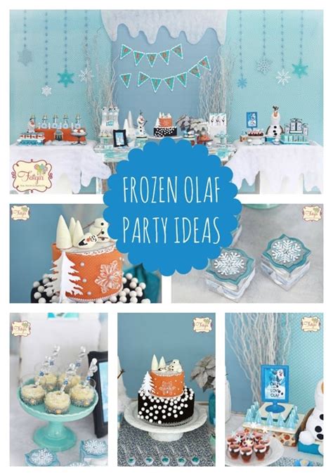 background image frozen themed birthday party frozen
