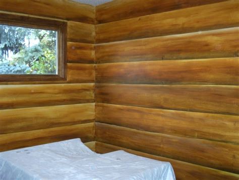 It took a while for me to talk myself into doing it, but now that it's done.i love it! MuralLogCabin