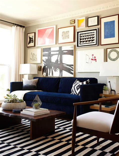 25 Stunning Living Rooms With Blue Velvet Sofas Ikea Living Room